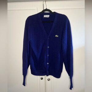 Vintage Lacoste Izod Cardgian Sweater